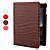  Krokodille skind 360¡ãRoterende PU læder cover til iPad 2