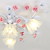  DUNWOODY - Lampada moderna da soffitto motivo floreale con 4 lampadine
