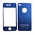  metaal rond sticker voor iPhone 4