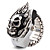  Ghost Head Case Metal Ring Watch