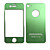  metaal rond sticker voor iPhone 4