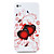  forma de mariposa de protección de sílice gel suave para el iPhone 4