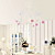  Crystal Chandelier with 3 Lights in Rose Feature