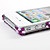 Custodia protettiva in pvc con cristalli copertura per iphone 4, 4s (viola)