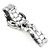  Women's Alloy Analog Quartz Wrist Watch with Czekh Diamond (Silver)