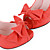  Leather Peep Toe Stiletto Pumps With Bow (More Colors)