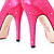  Satin Stiletto Peep Toe Pump with Rhinestone Wedding Shoes (More Colors)