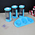  jeu de bouteilles d'épices (3-Pack, couleurs assorties)