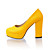  Leatherette Platform Chunky Heel Pumps (More Colors)