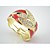  lentejuelas de las mujeres hoja brazalete pulsera