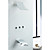  Contemporary Wall Mount Rain Shower Faucet (Chrome Finish)