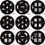  Nail Art Stamp Stamping Image Template Plate M Series