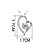  Heart Design Crystal Necklace
