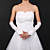 Satin Bridal Gloves With Appliqués And Beading (More Colors)