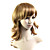 Capless Medium Long 100% Heat Friendly Fiber Natural Look Hair Wig