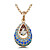  Tear Drop Crystal Necklace
