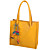  Faux Leather With Flowers Tote/Shoulder Bag (More Colors)