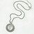  Silver Daisy Medallion Necklace