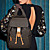  Leder Pfeil Druck Rucksack (26.5cm * 14cm * 33,5 cm)