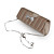  Pleated Satin With Crystal Clutch/Evening Bag (More Colors)