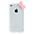  Silikon beskytter med rosett for iPhone 4 og 4S