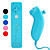  Mando MotionPlus y Nunchuk para Wii - Colores Surtidos