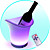  1.8W Ice Bucket Shape LED Light with Remote Control