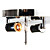  Flush Mount with 2 Light in Fashion Style