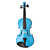  4/4 glänzende massive Fichte Violine (multi-color)