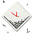  Novelty Fallen Numbers Pattern Analog Wall Clock (White, 1xAA)