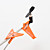  en alliage de 3,5 canal hélicoptère rc avec l'émetteur (orange)