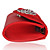  raso con cristalli / strass borsa sera pavone (altri colori)
