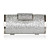  Silver Satin With Crystal/Rhinestone Evening Bag/Clutch