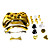  Replacement Housing Case for Xbox 360 Controller (Gold)