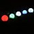  7.5V Outdoor LED Light in Ball Shape - Color Changing