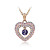  Colorful Heart Shaped Crystal Necklace