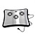  Alloy Laptop Cooler with 4 USB Ports