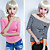 Half Sleeve Elastic Off Shoulder Slimming T-shirt