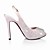  PRIMA - Slingbacks Hochzeit Pfennigabsatz Satin