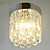  1-LED semi inbouw in kristal