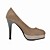  Leatherette And Sparkling Glitter Stiletto Closed Toe Platform Pumps (More Colors)