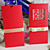  personalisierte chinesischen Stil Ausschnitt "double hapiness" Hochzeitseinladung (set of 60)