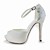 Satin Stiletto Heel Peep Toe / Pumps With Rhinestone Wedding Shoes (More Colors Available)
