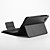  tastiera con sottile custodia in pelle per Samsung Galaxy Tab 7.7 "(nero)