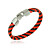  pu y brazalete de acero inoxidable, caprichoso