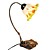  40W 1 - Light Table Light in Antique Inspired Style Floral Design