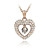  Colorful Heart Shaped Crystal Necklace