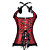  Corsetto in raso chiusura anteriore con le ruches busk