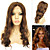  Full Lace with Stretch on Crown Long Wavy Indian Remy Hair Wig