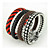  pu y brazalete de acero inoxidable, caprichoso